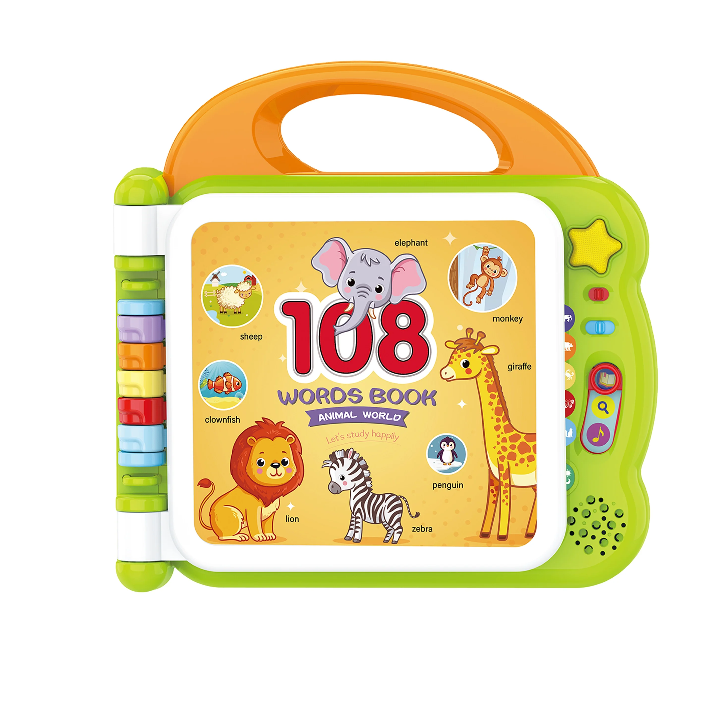 Amazon Popular Baby Learn To Read Educational Toy Machine Touch And Read Word Book About Animal World With  English Sounds