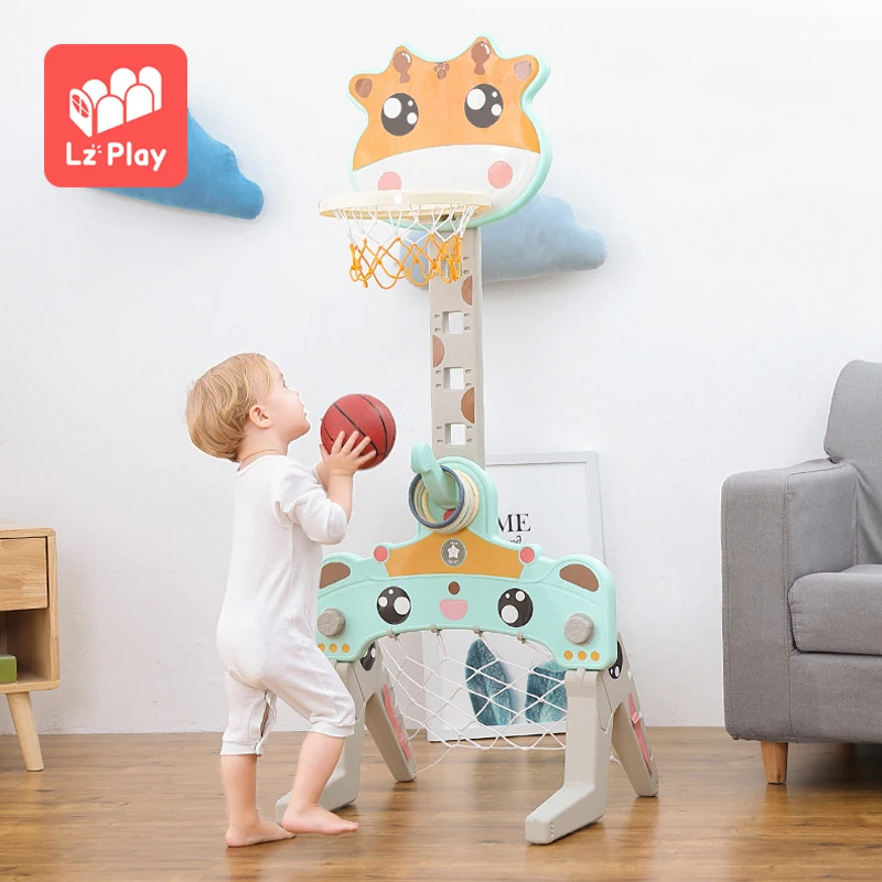 Cheap Wholesale High Quality Baby Cute Adjustable Basketball Hoop Kids Indoor Basketball Hoop