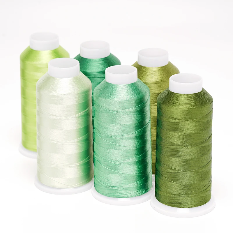 Wholesale High Quality 150D/2 100% polyester thread embroidery machine thread hilo para bordar