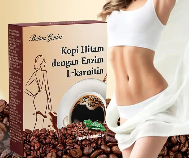 Slimming Instant Coffee Low-carb Fast Weight Loser Burn Fat Black Coffee Powder L-Carnitine Coffee