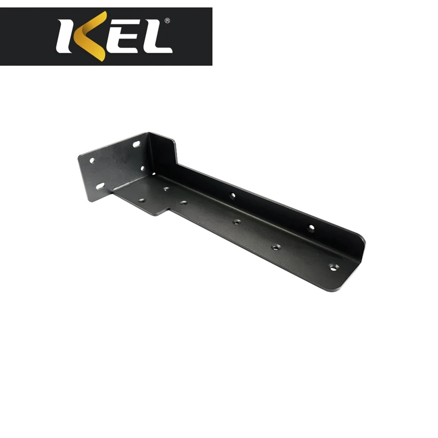 Black Floating Shelf Bracket Hardware Accessories Wall Mount Shelf Bracket Hidden Bracket