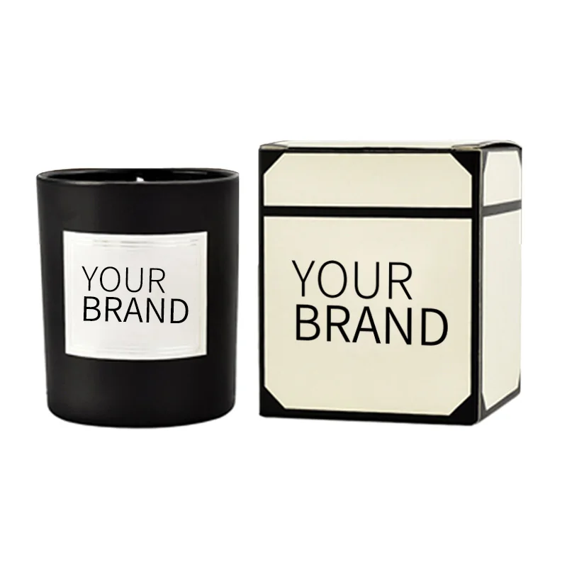 High Quality Luxury Design Natural Candles Non Toxic Soy Wax Palm Wax Essential Oil Scented Candles
