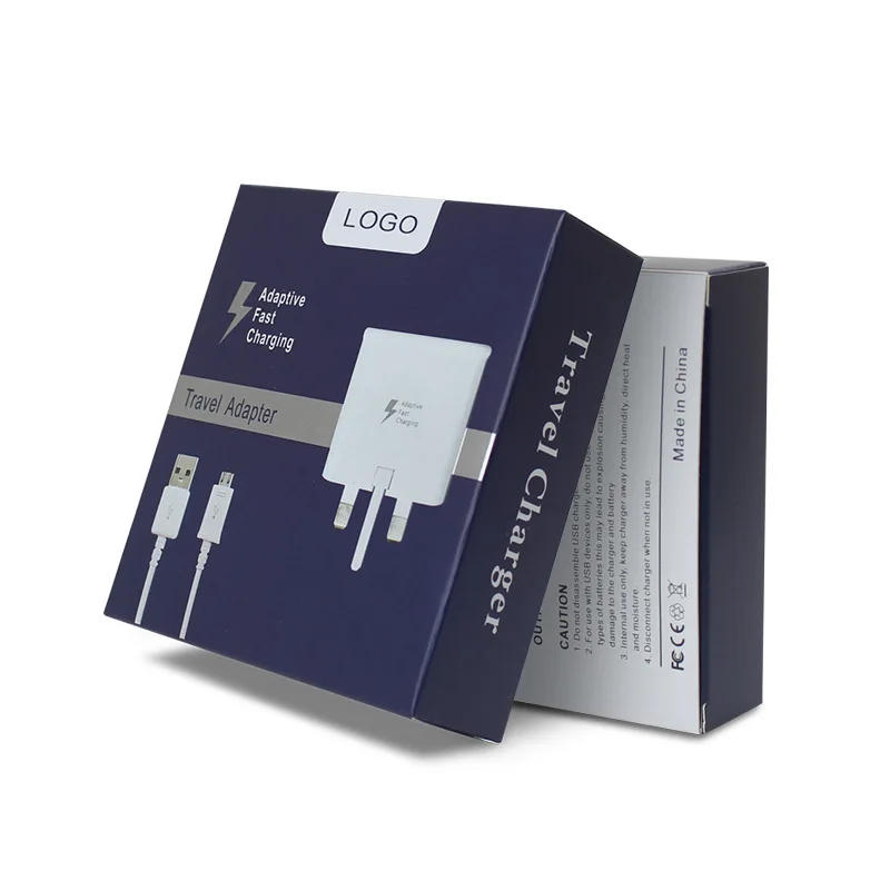 OUDU Mailer Box Manufacture Customized Paper Boxes With Logo Printed Durable Car charger Data Line Electronic Product Packaging Boxes