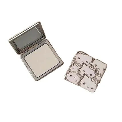 Ruunjoy 2025 Anime hello kt cat Style Makeup Mirror Double side Mirror Cute sanrioed Portable Fold Small Mirror custom wholesale