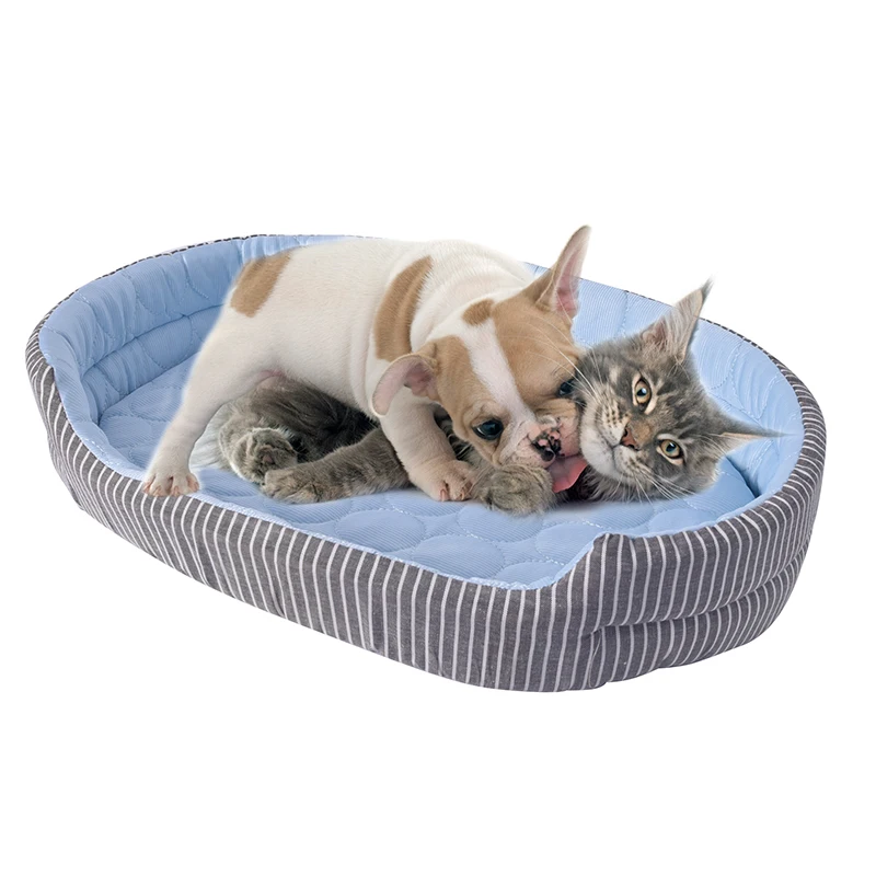 Factory Custom Luxury Pet Soft Bed In Summer Cool Comfortable Breathable