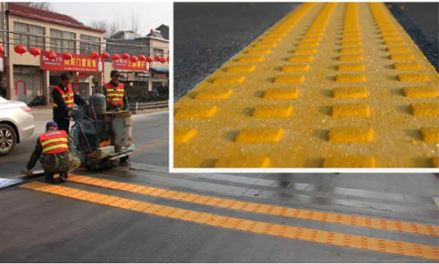 
Aashto Thermoplastic road marking paint with glass beads 