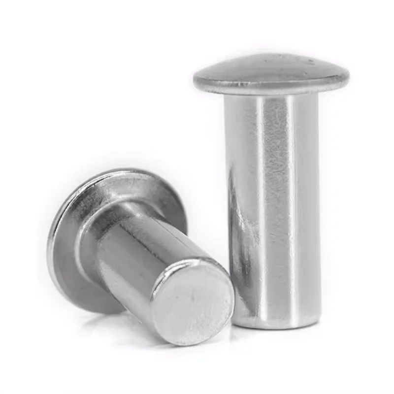 Remaches Rivet M4 Manufacturer Stainless Steel Solid Rivets Dome Mushroom Head Aluminum Punch Rivet GB1011 GB871 DIN674