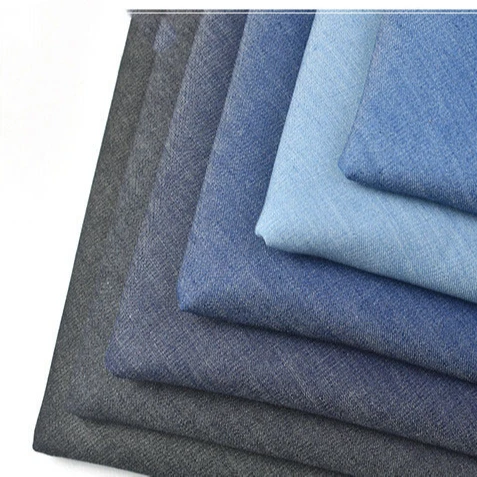 Competitive Price Indigo Yarn Dyed Denim Fabric Cotton Twill Denim Fabric Regenerated Cotton Denim Fabric Jeans