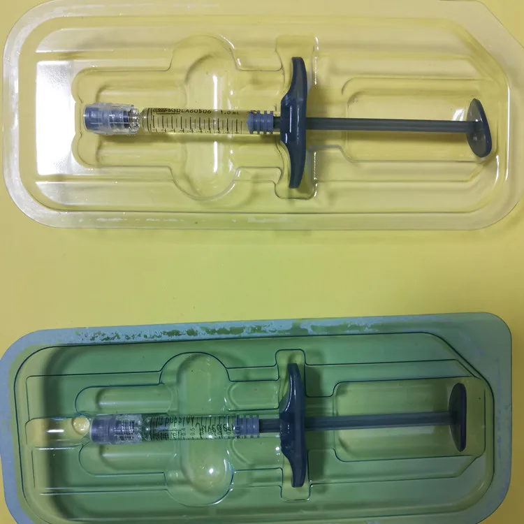 SYRINGE BLISTER PACK medical packaging for Cosmetic syringe sterile blister