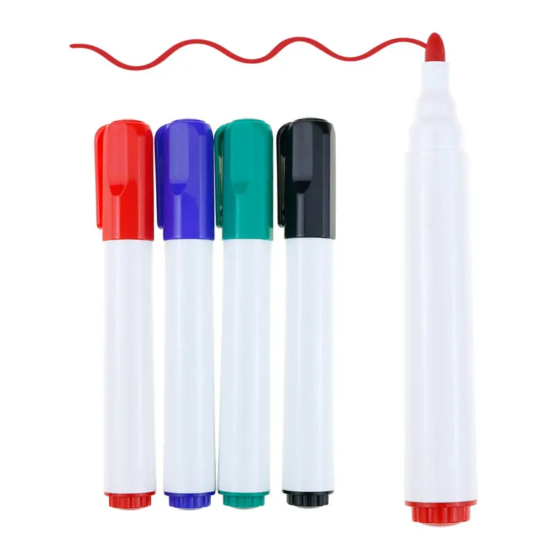 BECOL Wholesale Water Based Whiteboard Pen Multi Colors Dry Erase Whiteboard Marker Pen Set with Custom Logo for Office