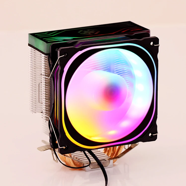 
Factory Custom DC RGB Fan Cooling Combination CPU Cooling RGB Fan Industrial Computer CPU Cooler PC RGB Fan 