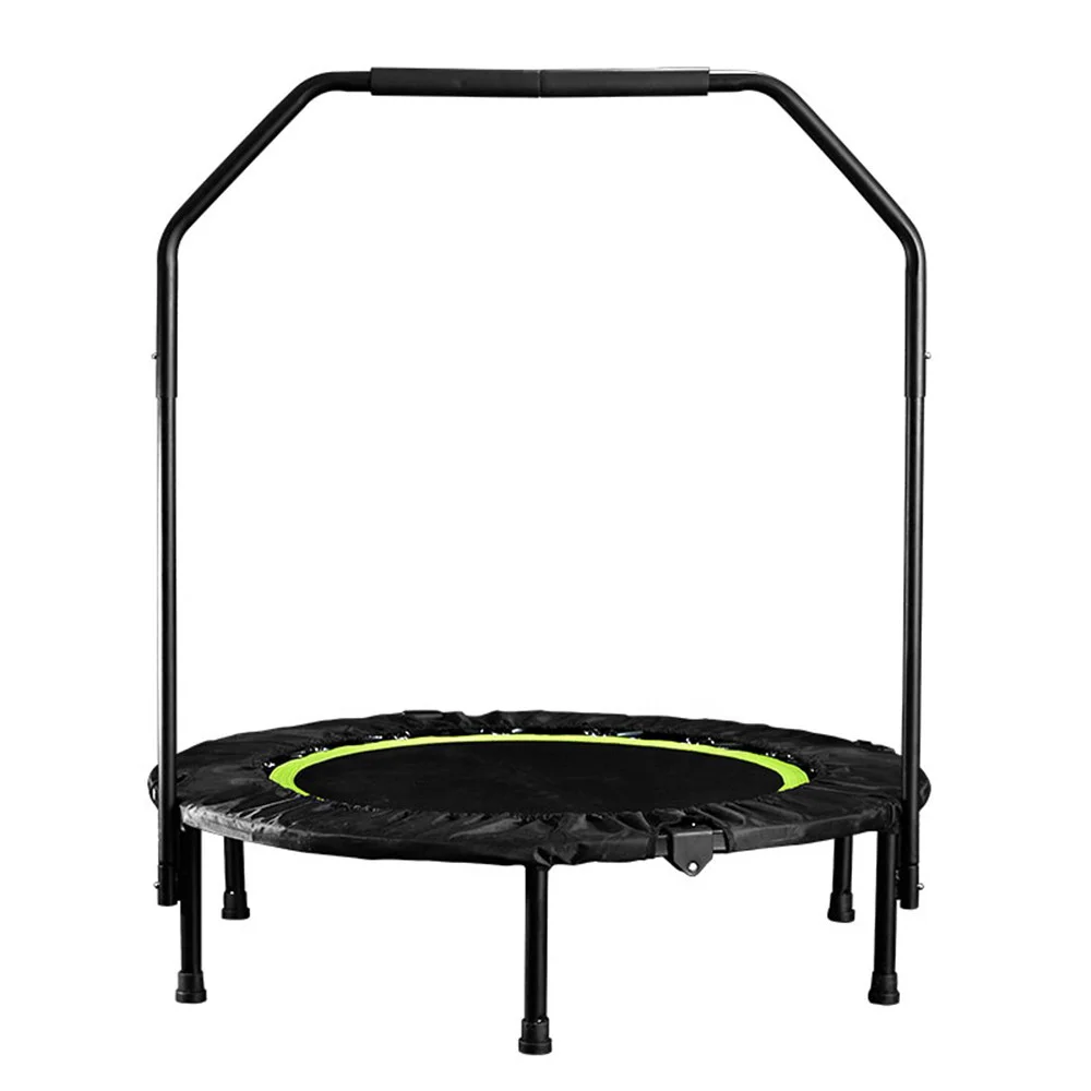 Factory Direct Selling Professional Fitness Trampoline with Handle Gymnastic Trampoline Indoor Trampoline for Fitness Exercise