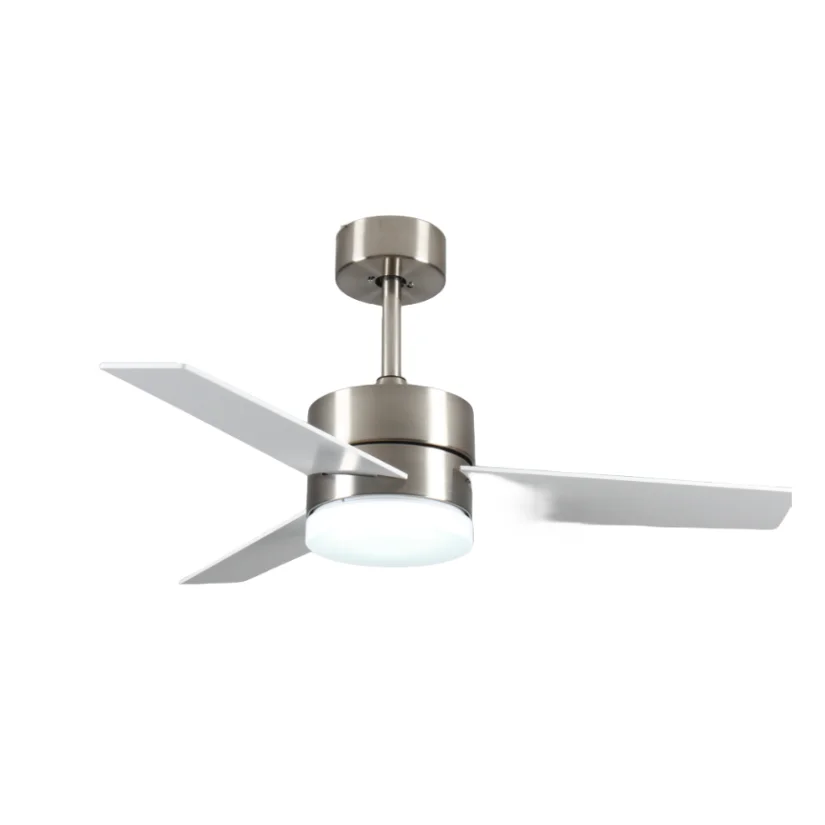 42 Inch Remote Control 3 Wood Blade  Grain Home Living Room Ceiling Electric Fan With Light