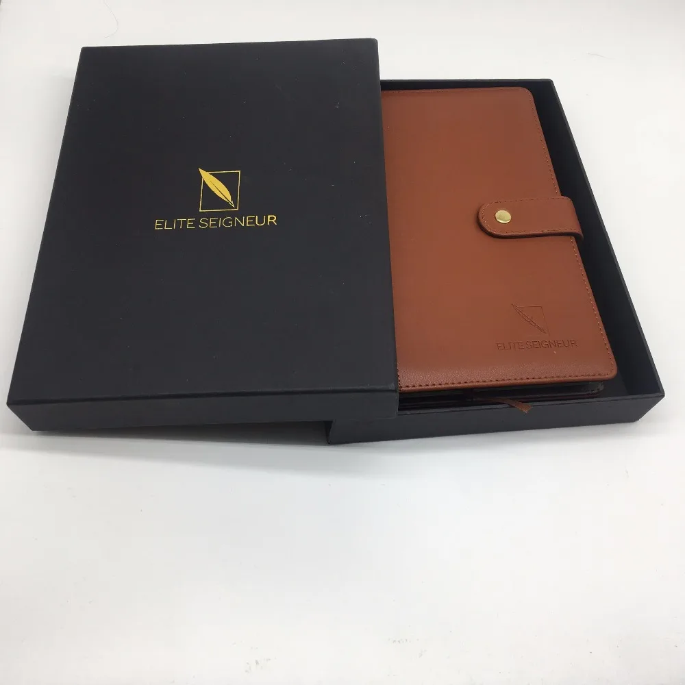 Free Sample Custom Fashionable Printing Logo Pu Leather A5 A6 Daily Planner Weekly Monthly Journal