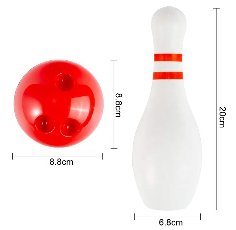 LED Light Up Mini Bowling Set for Kids Toddler Indoor & Outdoor Games