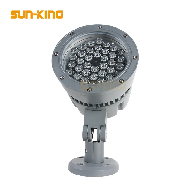 Aluminum 24VDC waterproof projector Outdoor Round LED Floodlight 36W 12W 24W 18W DMX RGB LED Flood Light