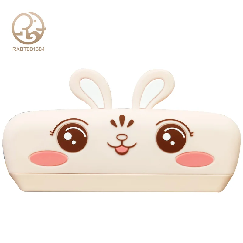 Factory supply other baby toys16 hole cartoon soft silicone harmonica kids music toy silicone harmonica/toy for children