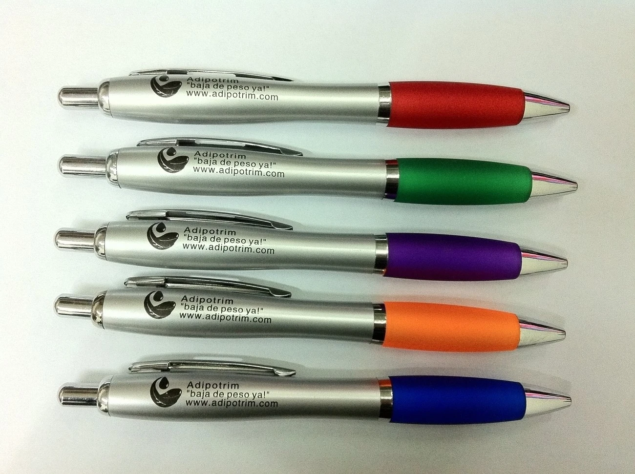 wholesale high quality silver promotional plastic ballpoint pen brand custom private logo company name gift pen