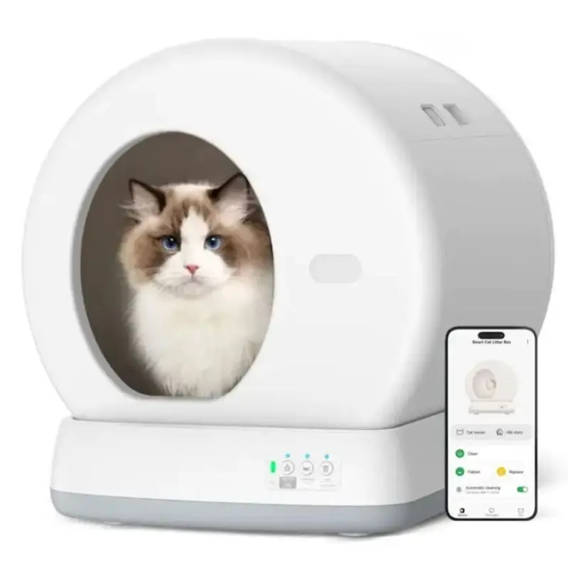 cat accessories self-cleaning cat toilet smart litter box monitor automatic litter cat litter box