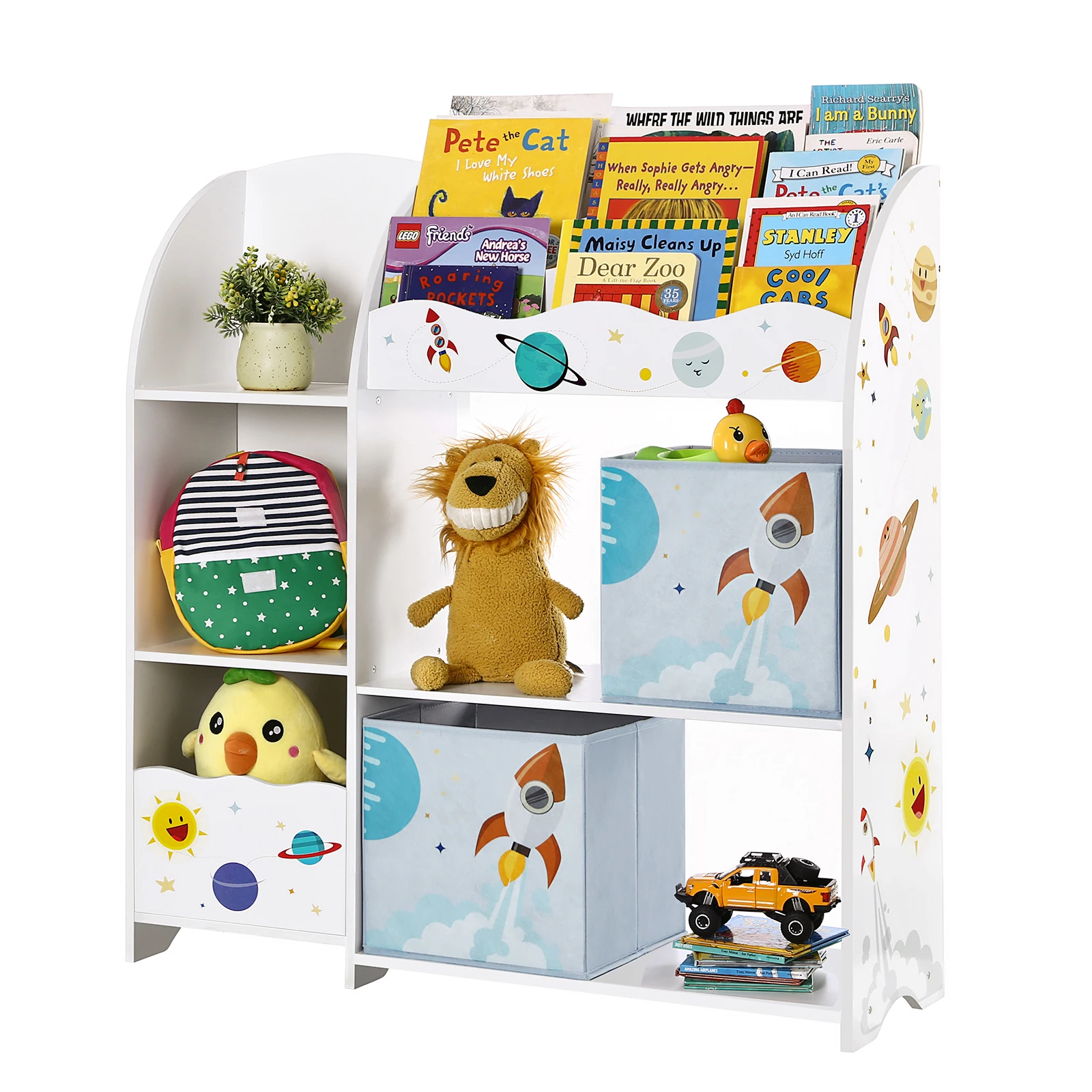 Custom plastic kids furniture book shelf baby chest corner cupboard rack drawer toys storage bookshelf children cabinets