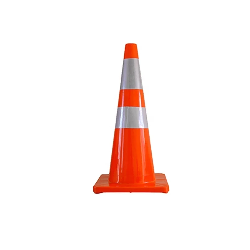700MM Traffic Safety Reflective Road Cone PVC 28 Inch Orange Safety Cones