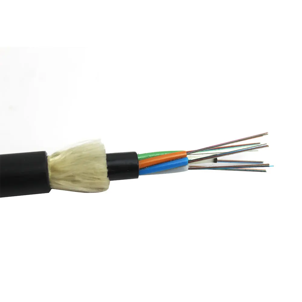 Самоподдерживающийся Диэлектрический кабель 24 48 ядра 100 м 200 м 300 м 400 м 500 м 600 м 700 м 800 м на катушку диапазона антенны волоконно-оптического кабеля цена за километр