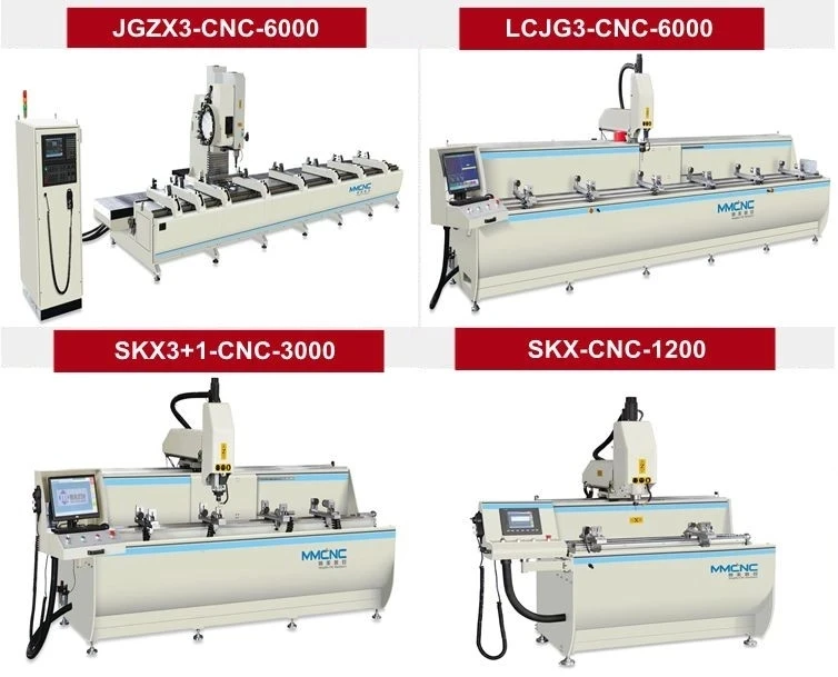 CNC 3+1 Axis Aluminum Profile Drilling Milling Machine/Aluminum PVC Window CNC Drilling and Milling Machine