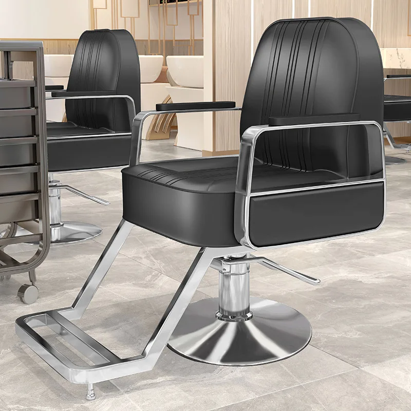 Best Internet Celebrity New Hairdressing Chair Barber Shop Chair Hair Salon Special Lift Rotating Fashion Hair Cutting Seat