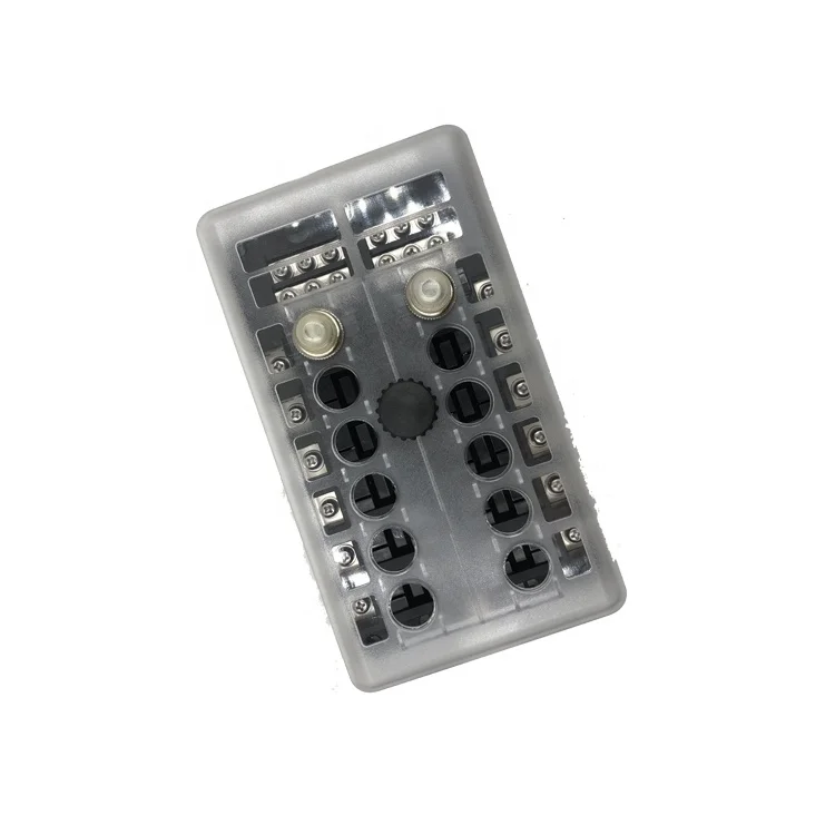 Waterproof DC Marine Truck Automotive Circuit Breaker Panel Block With Negative Bus Bar