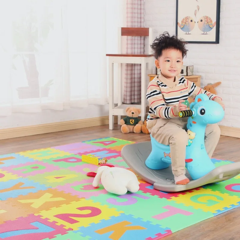 Foam Play Mat Puzzle Gym Mat Manufacturer Eva Baby Washable Activity Center Kids Alphabet and Numbers 36pcs Unisex EVA Foam,eva