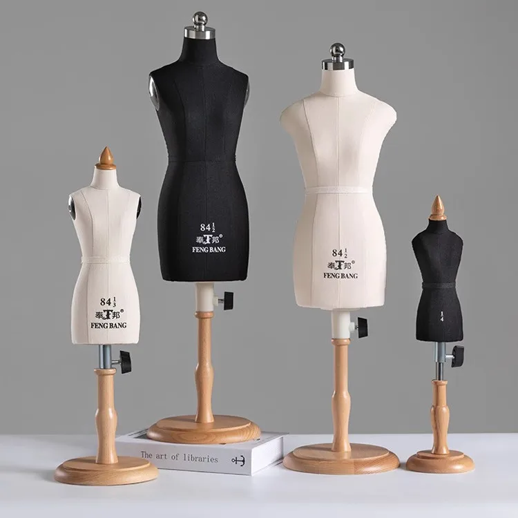 Doll Size Woman Half Body Sewing Mannequin Tailors Dummy