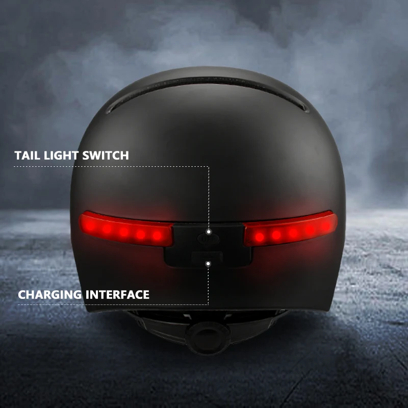 CPSC AS/NZ2063 CE Approved bicycle smart helmet with bluetooth for Ebike Urban cycling helmet with led light cascos de ciclismo