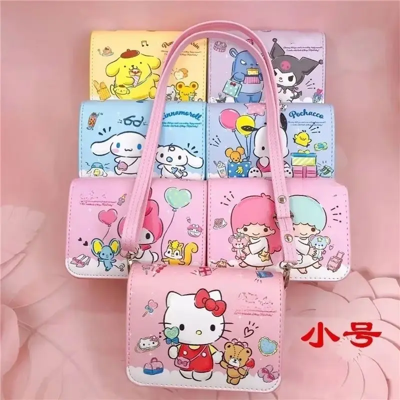 Botu anime Messenger Bag kitty Leather Cosmetic Bag Casual Anime Handbags Cute Cartoon Fashion Tote Waterproof Backpack for Kid