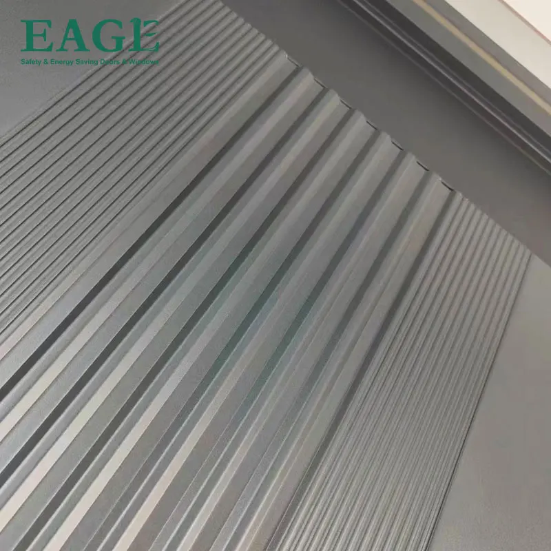 Factory design exterior safety steel doors for home stainless steel glass door dealer sales