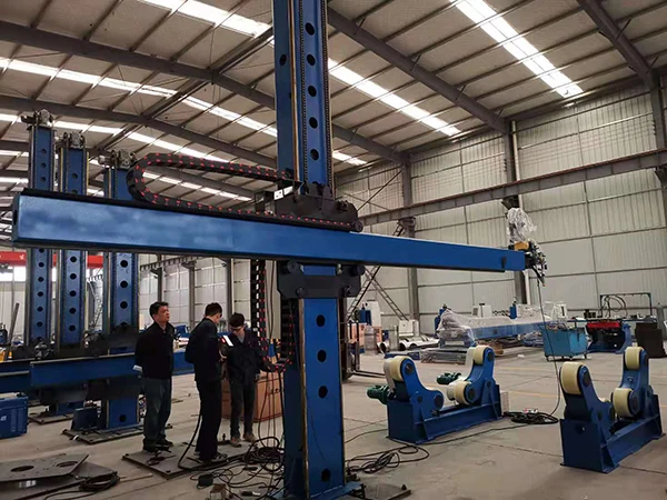 J&Y Automatic Pipe Welding Manipulator Robotic Pipe Welding Rotary Table