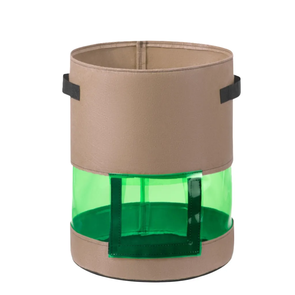 
Custom Planter Reinforced Handles 5 Gallon 7 Gallon 10 Gallon Felt Potato Grow Bag 