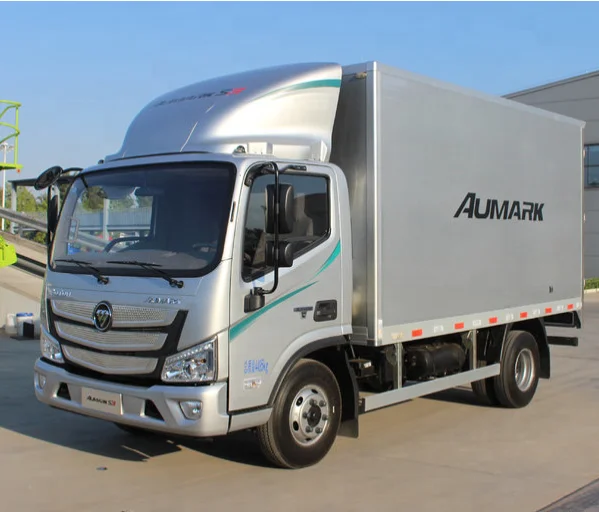 S Class 5ton 10 Ton Diesel Engine Light Duty Closed Box Cargo Van Truck lhd