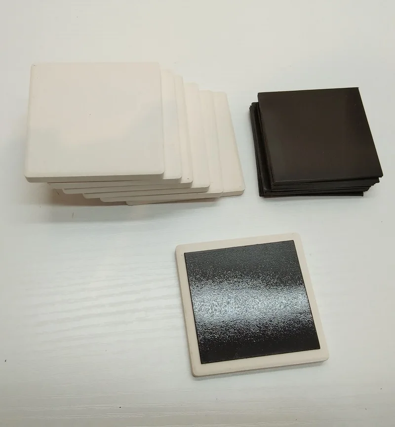 Рекламные квадратные керамические Магнитные Сувениры на холодильник для цифровой печати