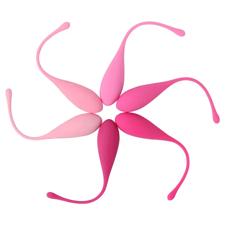 Aimitoy Soft Silicone Sex Toy Women Vaginal Weighted Tightening Massage Female Vagina Tighten Exercise Ben Wa Kegel Balls Set