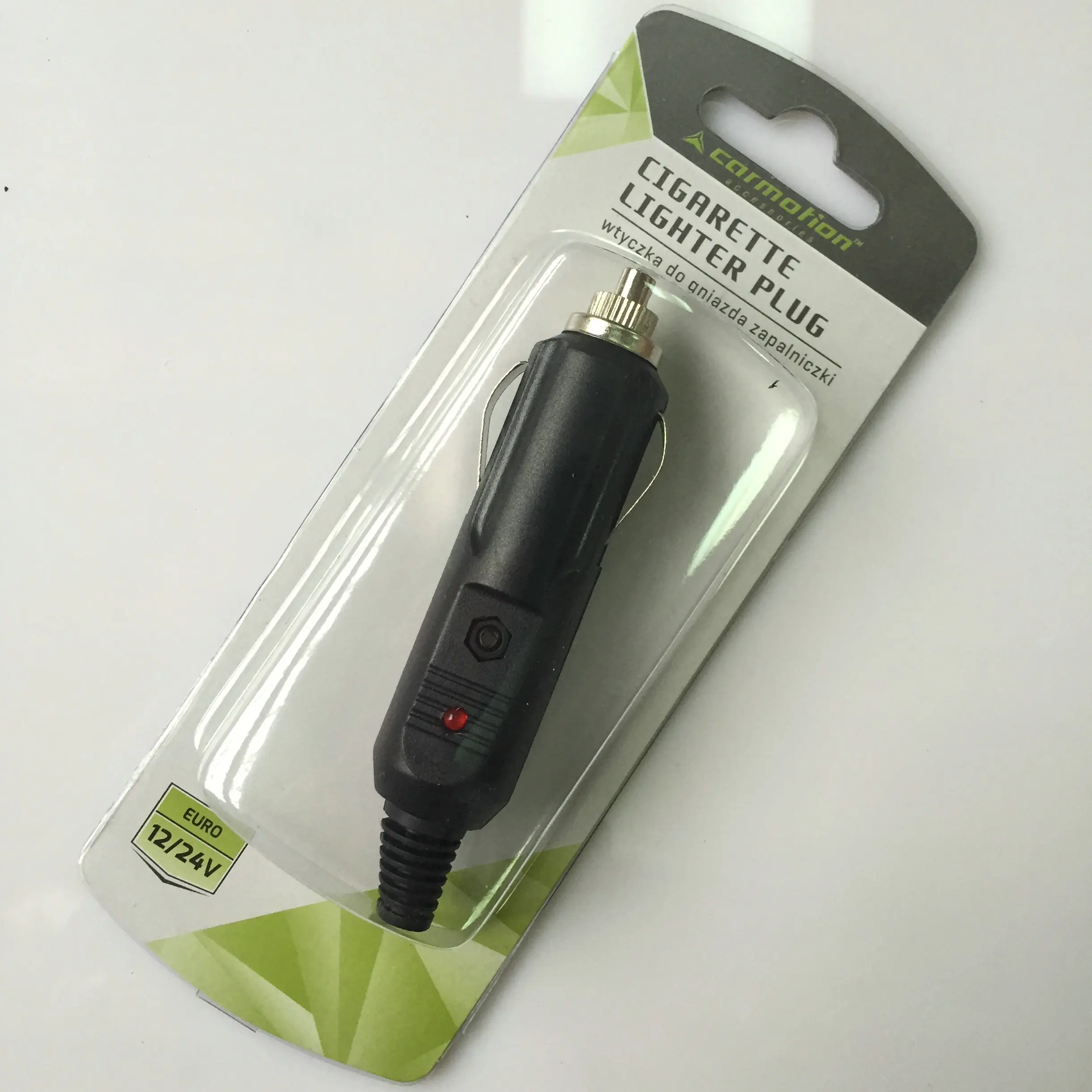 12V 24V auto car cigarette lighter plug switched