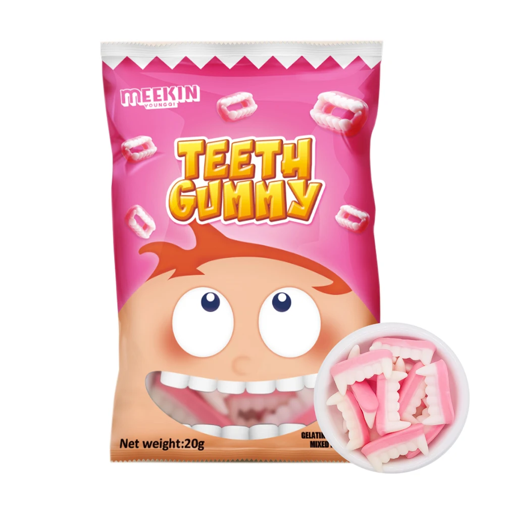 wholesale candy manufacture new lovely tooth soft candy wholesale  manufacture   gummy candy