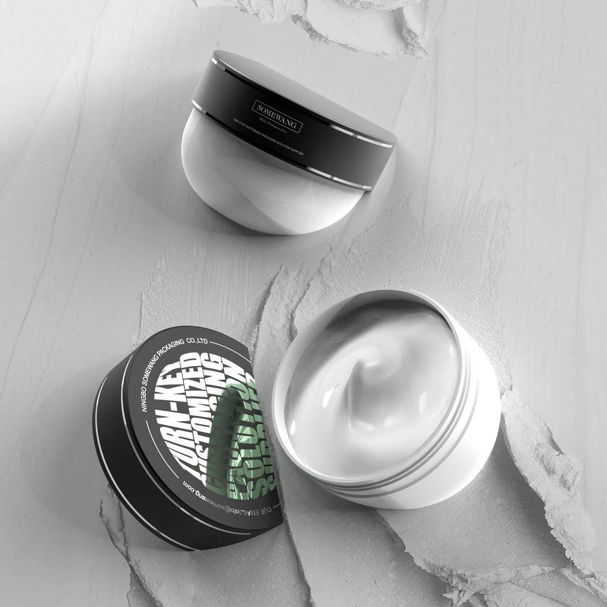 Пластиковый контейнер для косметики 100 г 250 330