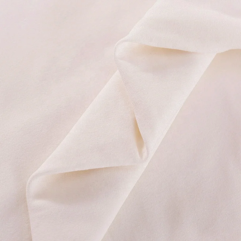 manufacturer wholesale high end fabric 92 cotton 8 spandex knitted fabric cotton spandex cloth fabric for T shirts