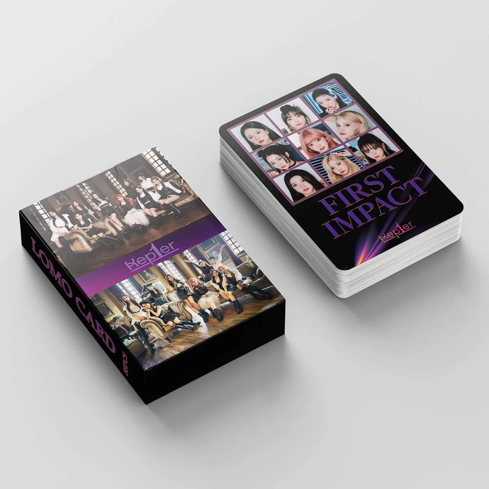 Wholesale 55pcs/box Kpop Idol Merchandise kep1er FIRST IMPACT Photocard Photo Card Lomo Card