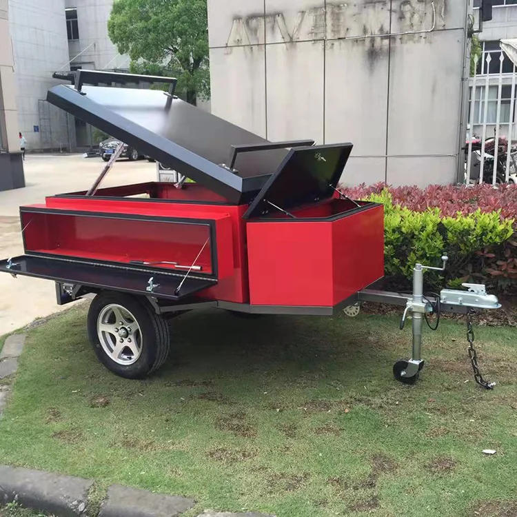 Best New Lightweight  camping vehicle trailers Small Box Mini Off Road Camper overland Trailer camping