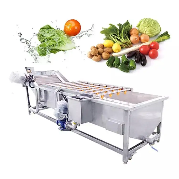 Air Bubble Banana Cleaner Blueberry Washer Bubble Type Blueberry Banana Washing Machine For Sale