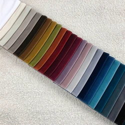 430GSM Brushed sofa 100% cotton velvet velboa plush silk velvet upholstery fabric