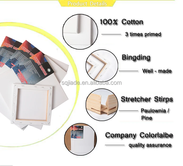 Wall Art Panels Stretched Canvas Roll Print Board Blank Oil Art Fabric Printer Frame Canvas Painting