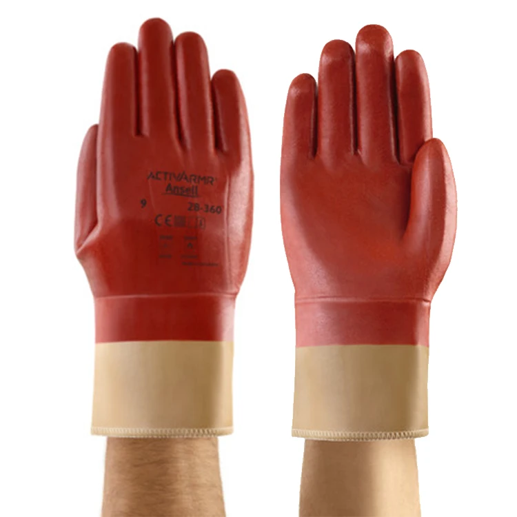 Ansell 28-360 Guantes De Nitrilo Construction Household Work Safety Gloves Guantes Anticorte Foam Nitrile Cut Resistant Glove