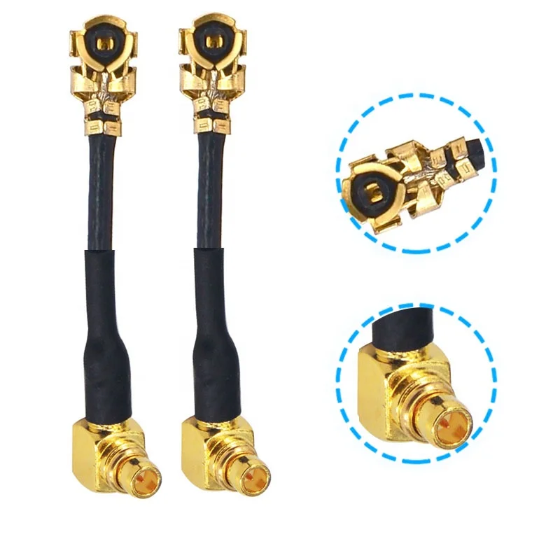 Cheap Price Right Angle MMCX to Ipex Ipx UF.L Pigtail 1.13 Cable Cable Antenna